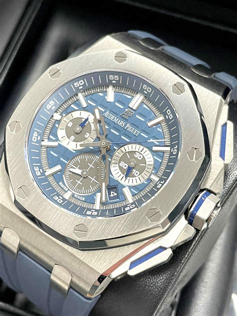 audemars piguet titanium blue dial